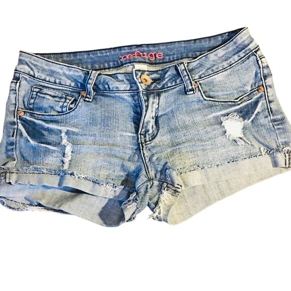 Refuge Jean Shorts size 2 - Picture 1 of 6